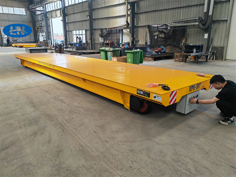 ব্যাটারি অপারেটিং প্ল্যাটফর্ম ট্রলি