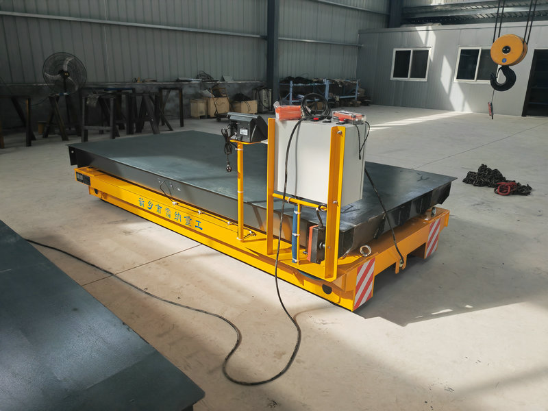 ভারী উপাদান 4 টন রেল ইনস্টল ক্যাবল ড্রাম ট্রান্সফার ট্রলি