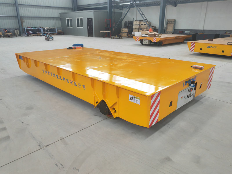 Trackless বৈদ্যুতিক ফ্ল্যাট ট্রান্সপোর্ট ট্রলি
