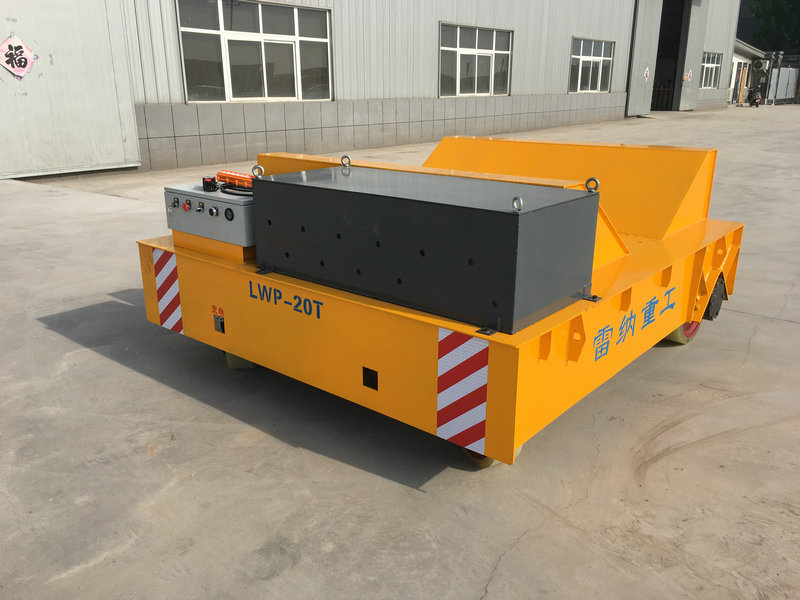 V Shape 20 টন Trackless ইলেকট্রিক ট্রান্সফার কার্ট