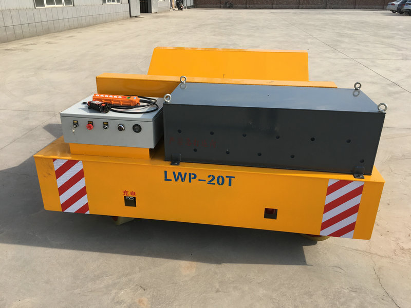 V Shape 20 টন Trackless ইলেকট্রিক ট্রান্সফার কার্ট