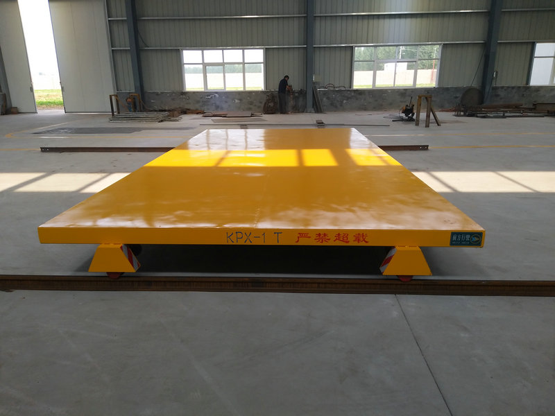 শিল্পকৌশল পণ্য পরিবহন ব্যাটারি পাওয়ার বৈদ্যুতিক ফ্ল্যাট রেল কার্ট