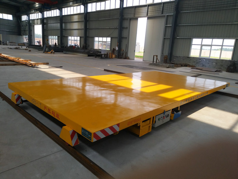 শিল্পকৌশল পণ্য পরিবহন ব্যাটারি পাওয়ার বৈদ্যুতিক ফ্ল্যাট রেল কার্ট