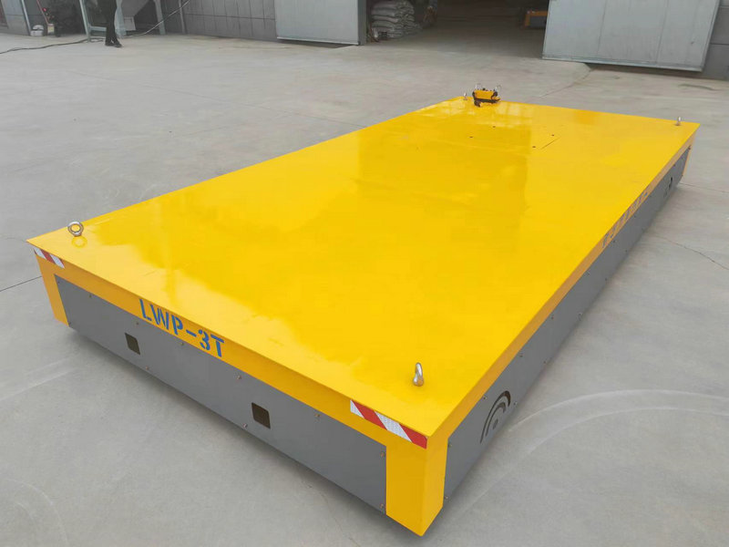 ভারী লোড 3 টন ইস্পাত Trackless স্থানান্তর কার্ট