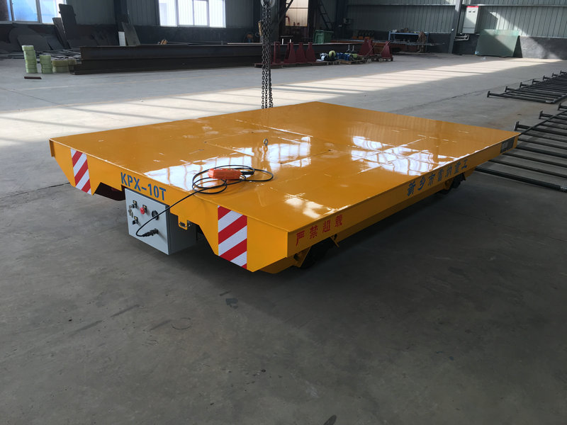 ভারী লোড জন্য কাস্টমাইজড 10 টন রেল ট্রান্সফার ট্রলি