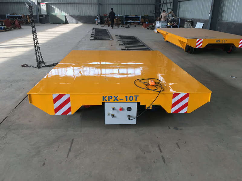 ভারী লোড জন্য কাস্টমাইজড 10 টন রেল ট্রান্সফার ট্রলি