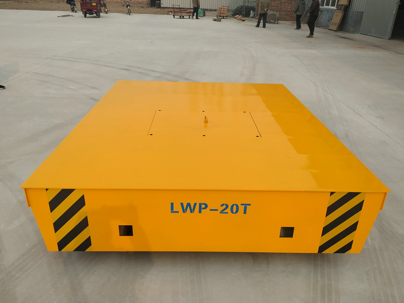 বৈদ্যুতিক ভারী দায়িত্ব 20 টন ফ্ল্যাট বিছানা ট্রলি