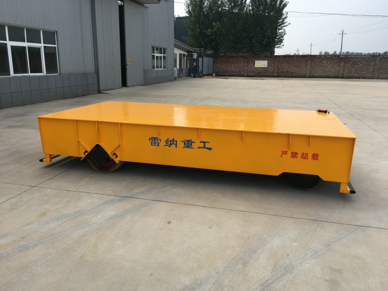 মোটর চালিত 60T বৈদ্যুতিক Trackless Transfer Wagon